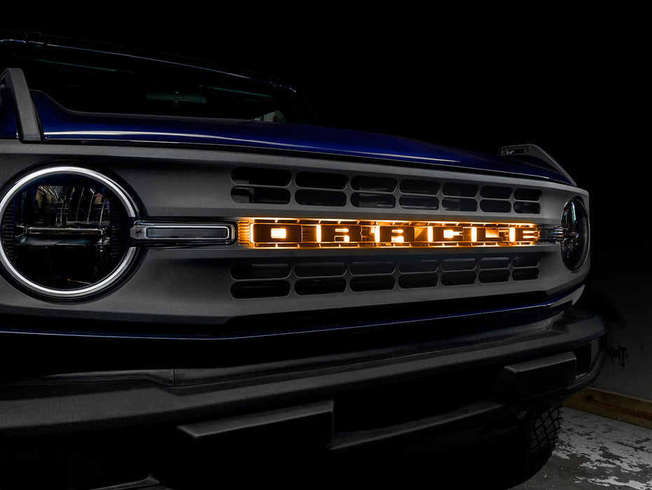 Oracle Lighting 3141-A-005 Universal Illuminated LED Letter Badges - Matte Black Surface Finish - A - Truck Part Superstore
