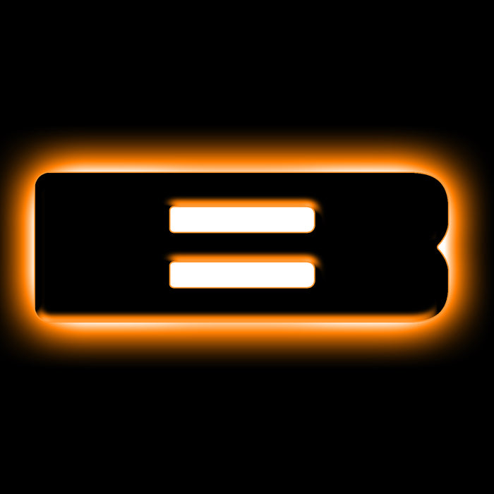 Oracle Lighting 3141-B-005 Universal Illuminated LED Letter Badges - Matte Black Surface Finish - B - Truck Part Superstore