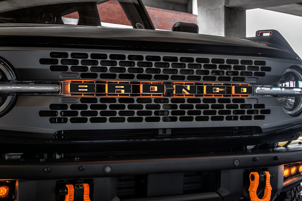 Oracle Lighting 3141-E-005 Universal Illuminated LED Letter Badges - Matte Black Surface Finish - E - Truck Part Superstore