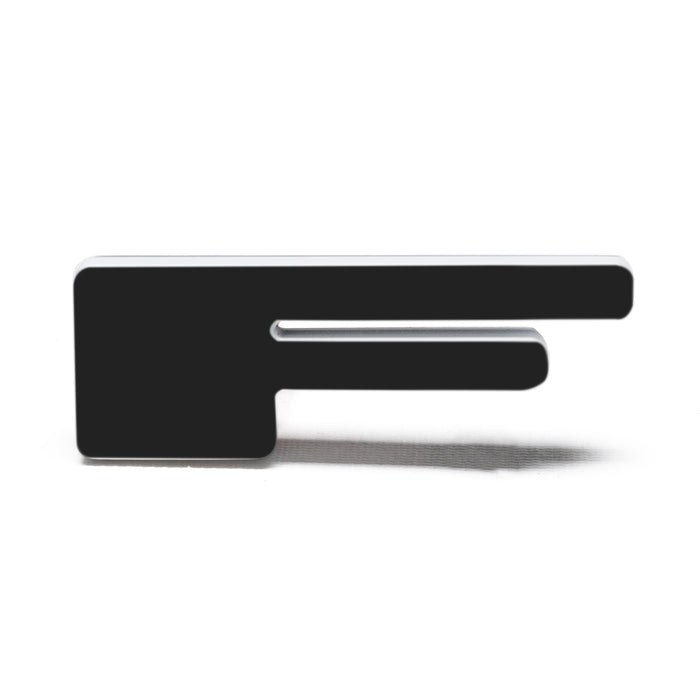 Oracle Lighting 3141-F-001 Universal Illuminated LED Letter Badges - Matte Black Surface Finish - F - Truck Part Superstore