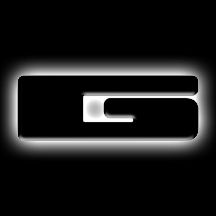 Oracle Lighting 3141-G-001 Universal Illuminated LED Letter Badges - Matte Black Surface Finish - G - Truck Part Superstore