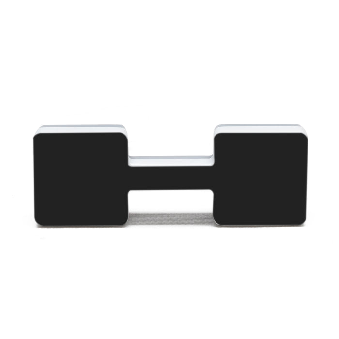 Oracle Lighting 3141-H-001 Universal Illuminated LED Letter Badges - Matte Black Surface Finish - H - Truck Part Superstore