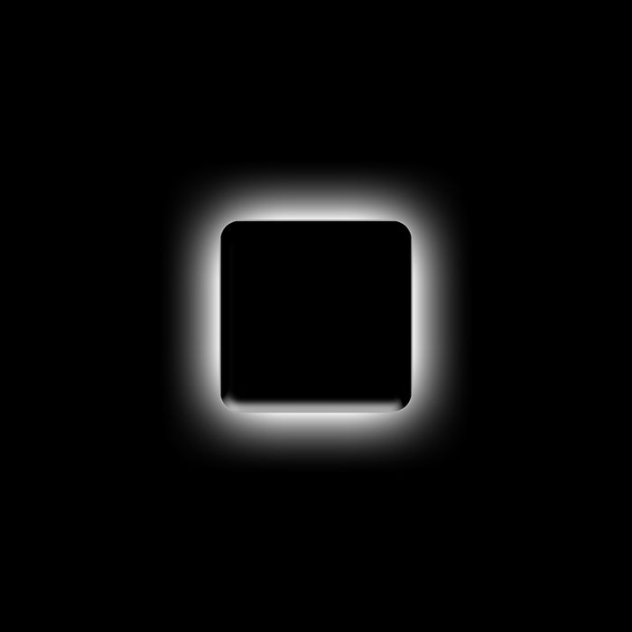 Oracle Lighting 3141-I-001 Universal Illuminated LED Letter Badges - Matte Black Surface Finish - I - Truck Part Superstore