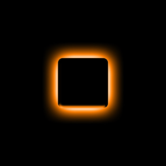 Oracle Lighting 3141-I-005 Universal Illuminated LED Letter Badges - Matte Black Surface Finish - I - Truck Part Superstore