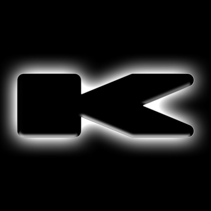Oracle Lighting 3141-K-001 Universal Illuminated LED Letter Badges - Matte Black Surface Finish - K - Truck Part Superstore