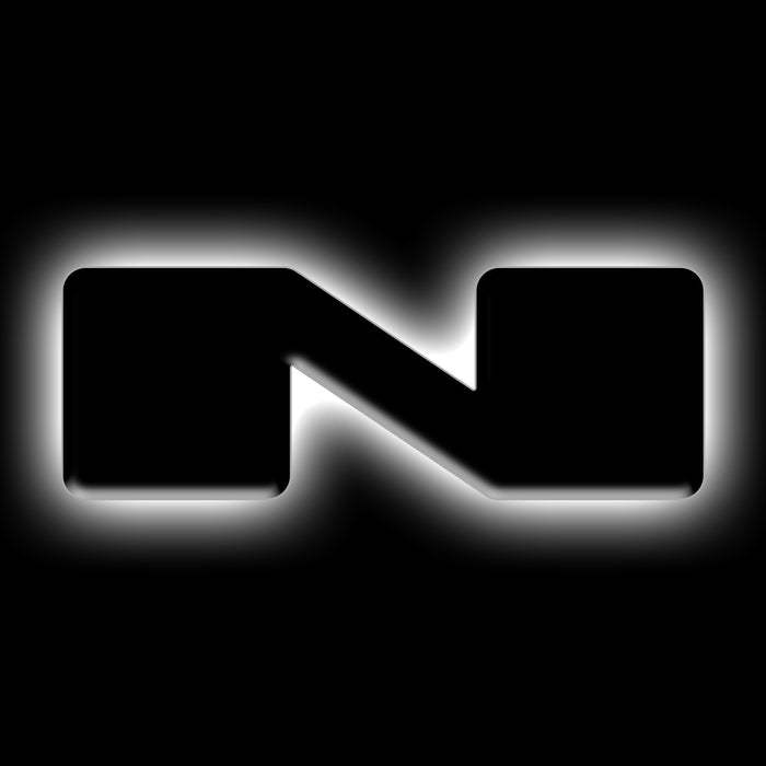 Oracle Lighting 3141-N-001 Universal Illuminated LED Letter Badges - Matte Black Surface Finish - N - Truck Part Superstore