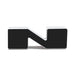 Oracle Lighting 3141-N-001 Universal Illuminated LED Letter Badges - Matte Black Surface Finish - N - Truck Part Superstore