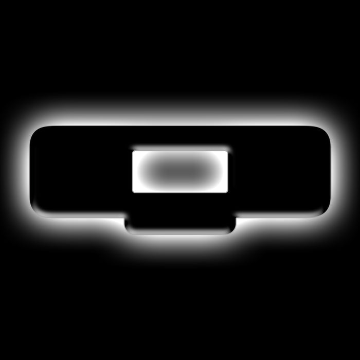 Oracle Lighting 3141-Q-001 Universal Illuminated LED Letter Badges - Matte Black Surface Finish - Q - Truck Part Superstore