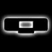 Oracle Lighting 3141-Q-001 Universal Illuminated LED Letter Badges - Matte Black Surface Finish - Q - Truck Part Superstore