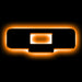Oracle Lighting 3141-Q-005 Universal Illuminated LED Letter Badges - Matte Black Surface Finish - Q - Truck Part Superstore