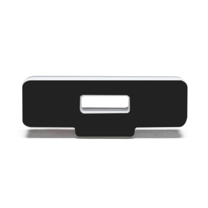 Oracle Lighting 3141-Q-005 Universal Illuminated LED Letter Badges - Matte Black Surface Finish - Q - Truck Part Superstore