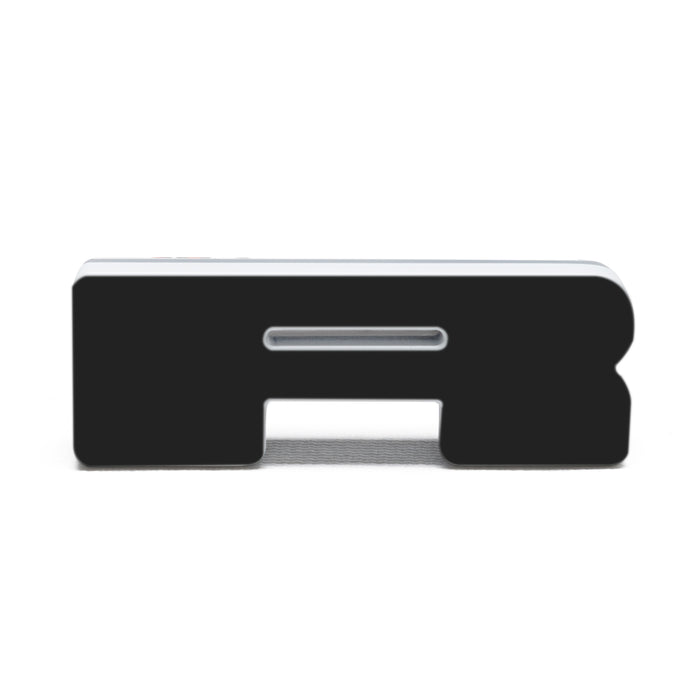 Oracle Lighting 3141-R-001 Universal Illuminated LED Letter Badges - Matte Black Surface Finish - R - Truck Part Superstore