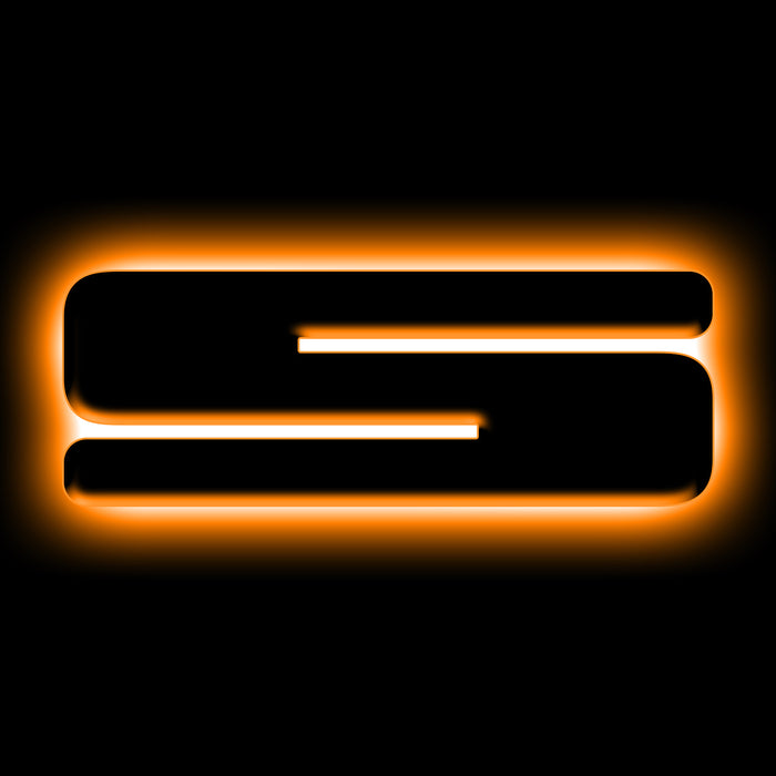 Oracle Lighting 3141-S-005 Universal Illuminated LED Letter Badges - Matte Black Surface Finish - S - Truck Part Superstore