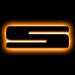 Oracle Lighting 3141-S-005 Universal Illuminated LED Letter Badges - Matte Black Surface Finish - S - Truck Part Superstore