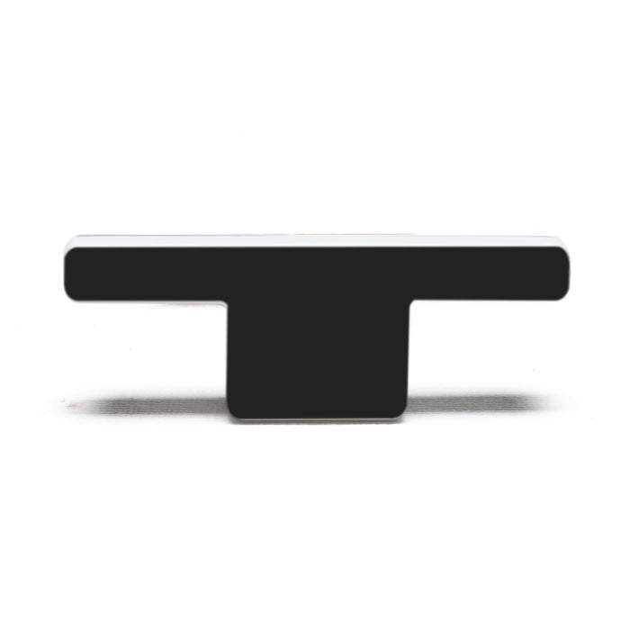 Oracle Lighting 3141-T-001 Universal Illuminated LED Letter Badges - Matte Black Surface Finish - T - Truck Part Superstore