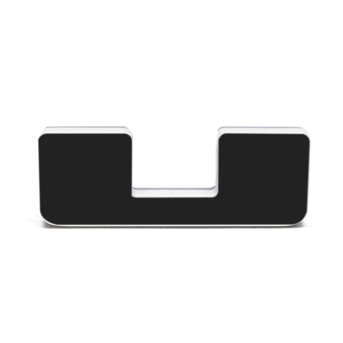 Oracle Lighting 3141-U-001 Universal Illuminated LED Letter Badges - Matte Black Surface Finish - U - Truck Part Superstore