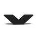 Oracle Lighting 3141-V-005 Universal Illuminated LED Letter Badges - Matte Black Surface Finish - V - Truck Part Superstore