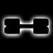 Oracle Lighting 3141-X-001 Universal Illuminated LED Letter Badges - Matte Black Surface Finish - X - Truck Part Superstore