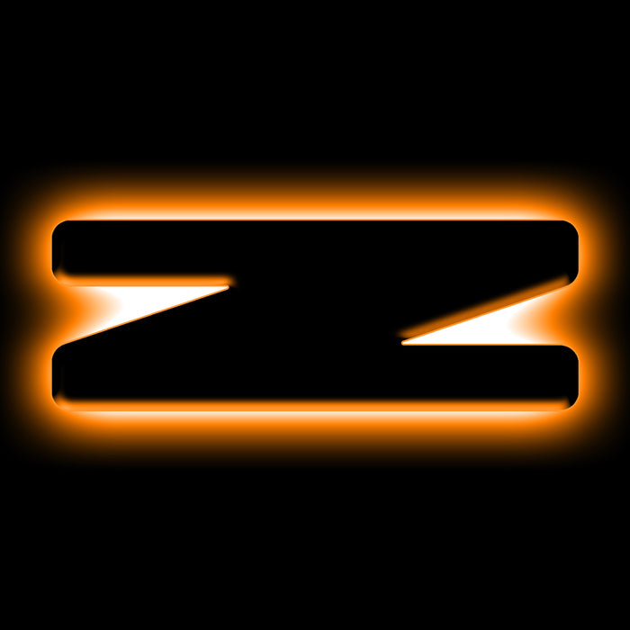 Oracle Lighting 3141-Z-005 Universal Illuminated LED Letter Badges - Matte Black Surface Finish - Z - Truck Part Superstore