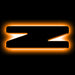 Oracle Lighting 3141-Z-005 Universal Illuminated LED Letter Badges - Matte Black Surface Finish - Z - Truck Part Superstore
