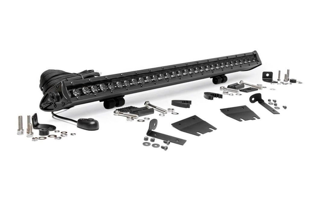 Rough Country 70054 Jeep 30 Inch LED Hood Kit 18-20 Wrangler JL, 20 Gladiator JT Black-Series Rough Country - Truck Part Superstore