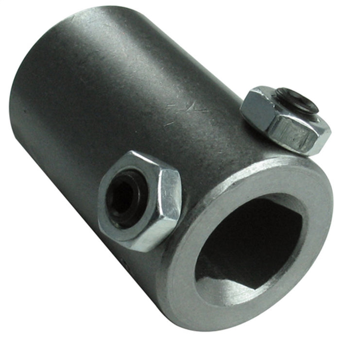 Borgeson 314900 Steel steering coupler. Fits 3/4in. Double-D X 3/4in. Smooth bore. - Truck Part Superstore