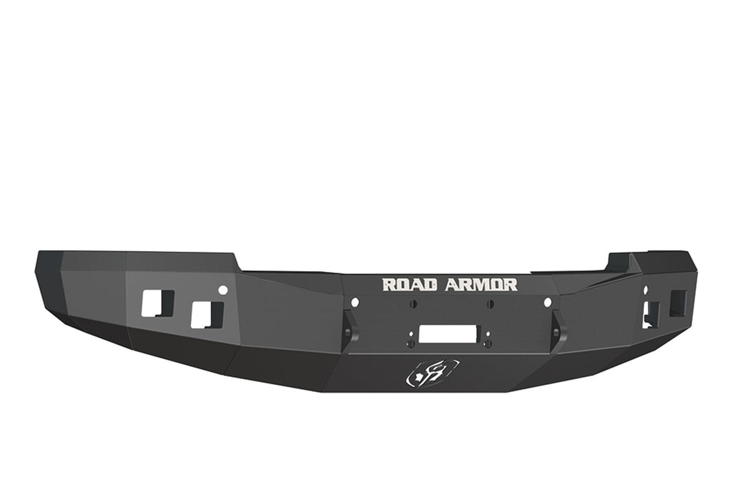 Road Armor 314R0B Stealth Winch Front Bumper; Steel; Satin Black; Square Fog Light Holes; - Truck Part Superstore