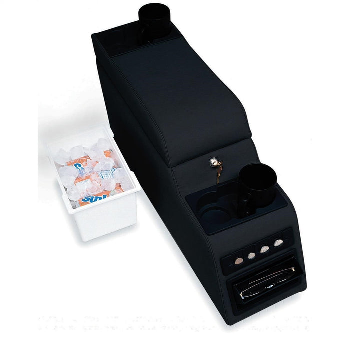 Rampage 31515 Locking Center Console; Black Denim; 27.25 in x 8.75 in. x 12.5 in.; - Truck Part Superstore