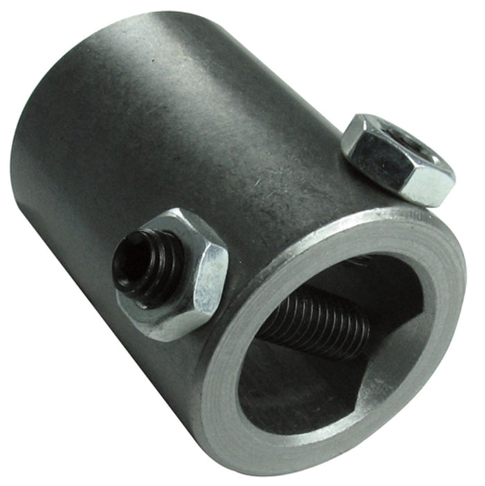 Borgeson 315200 Steel steering coupler. Fits 1in. Double-D X 1-1/4in. Smooth bore. - Truck Part Superstore
