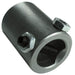 Borgeson 315200 Steel steering coupler. Fits 1in. Double-D X 1-1/4in. Smooth bore. - Truck Part Superstore