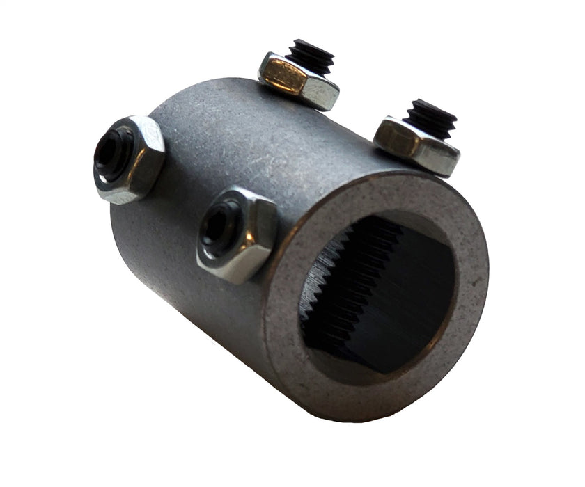 Borgeson 315252 Steering Coupler; Steel; Connects 1in.DD to 1in.DD - Truck Part Superstore