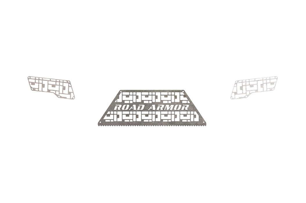 Road Armor 3152DRMD Identity Rear Bumper Components; Identity Mesh; Raw Stainless Steel; - Truck Part Superstore