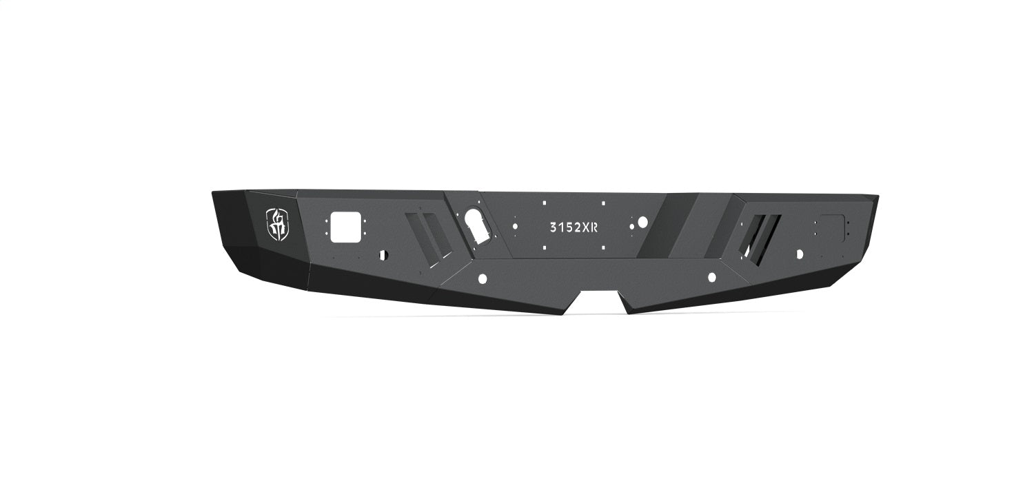 Road Armor 3152XR0B Spartan Non-Winch Rear Bumper; Steel; Satin Black; - Truck Part Superstore