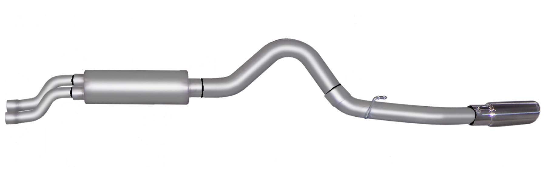 Gibson Performance Exhaust 315547 Cat-Back Single Exhaust System; Aluminized - Truck Part Superstore