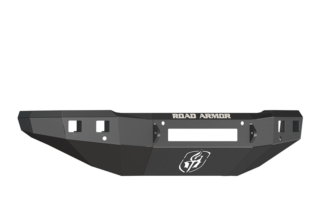 Road Armor 315R0B-NW Stealth Non-Winch Front Bumper; Steel; Satin Black; Square Fog Light Holes; - Truck Part Superstore