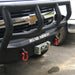 Road Armor 315R2B Stealth Winch Front Bumper; Titan II Guard; Satin Black; Square Fog Light Holes; - Truck Part Superstore