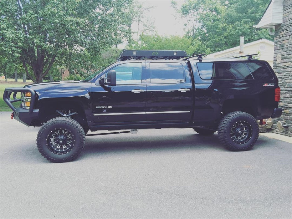 Road Armor 315R2B Stealth Winch Front Bumper; Titan II Guard; Satin Black; Square Fog Light Holes; - Truck Part Superstore
