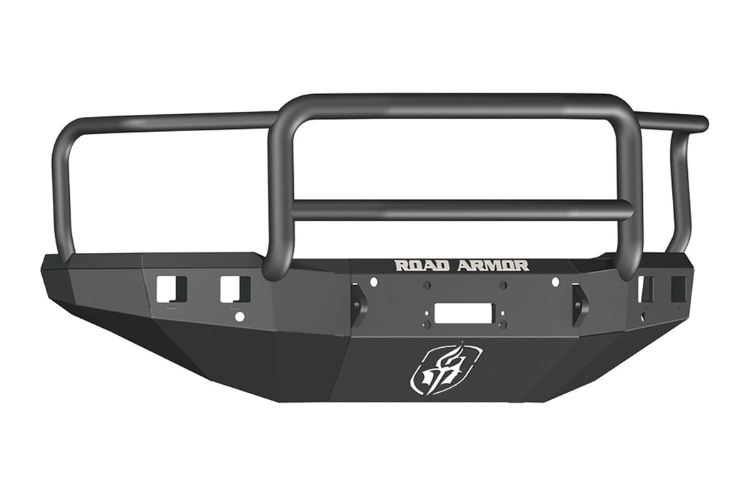 Road Armor 315R5B Stealth Winch Front Bumper; Lonestar Guard; Satin Black; Square Fog Light Holes; - Truck Part Superstore