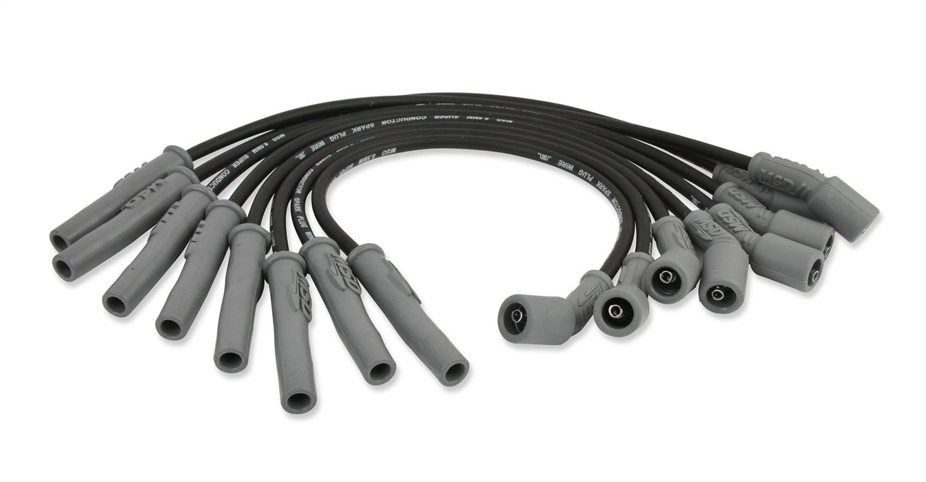 MSD 31633 8.5mm Super Conductor Wire Set; 8.5 mm; Low Resistance; Black; - Truck Part Superstore