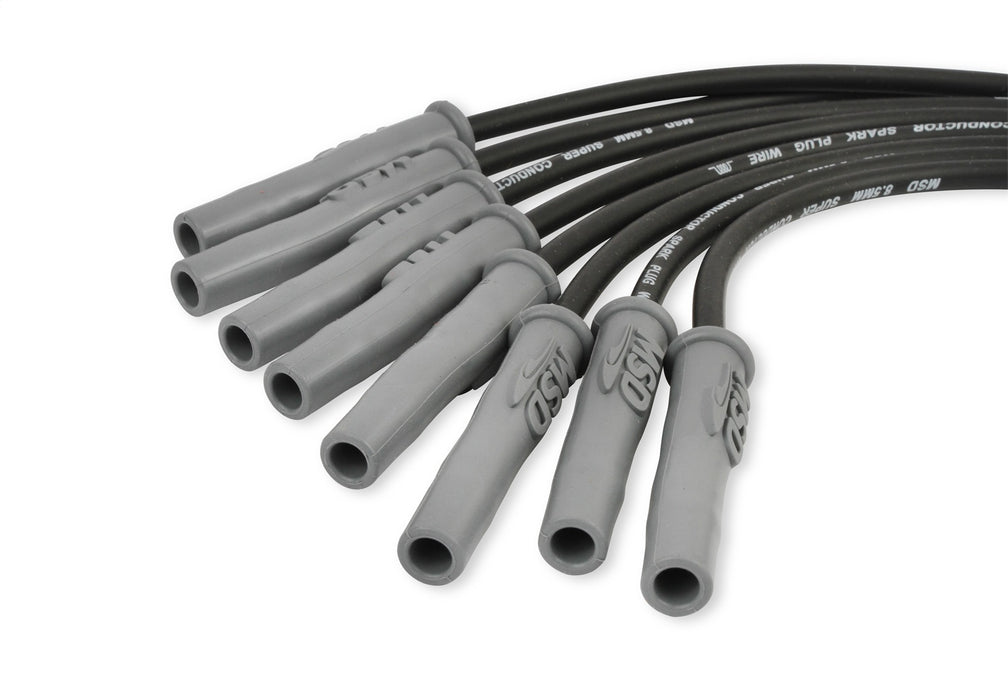 MSD 31633 8.5mm Super Conductor Wire Set; 8.5 mm; Low Resistance; Black; - Truck Part Superstore