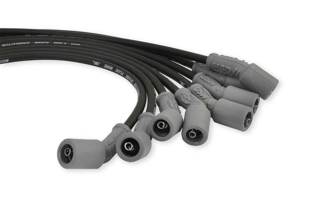 MSD 31633 8.5mm Super Conductor Wire Set; 8.5 mm; Low Resistance; Black; - Truck Part Superstore