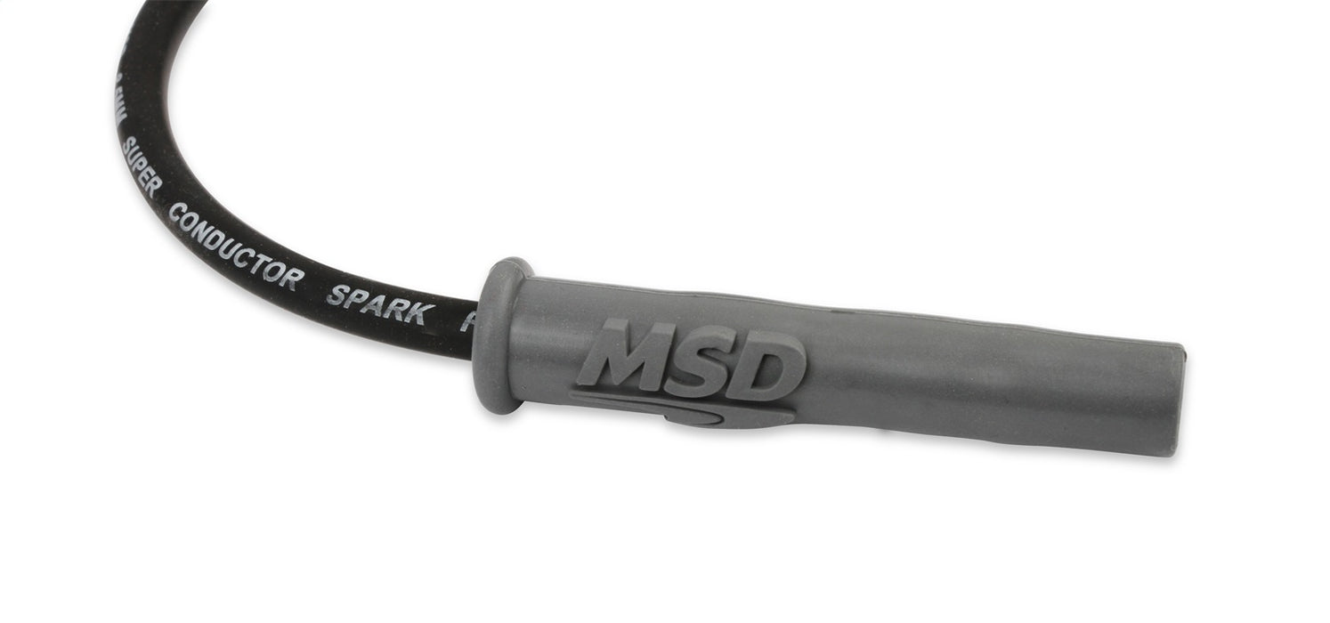 MSD 31633 8.5mm Super Conductor Wire Set; 8.5 mm; Low Resistance; Black; - Truck Part Superstore