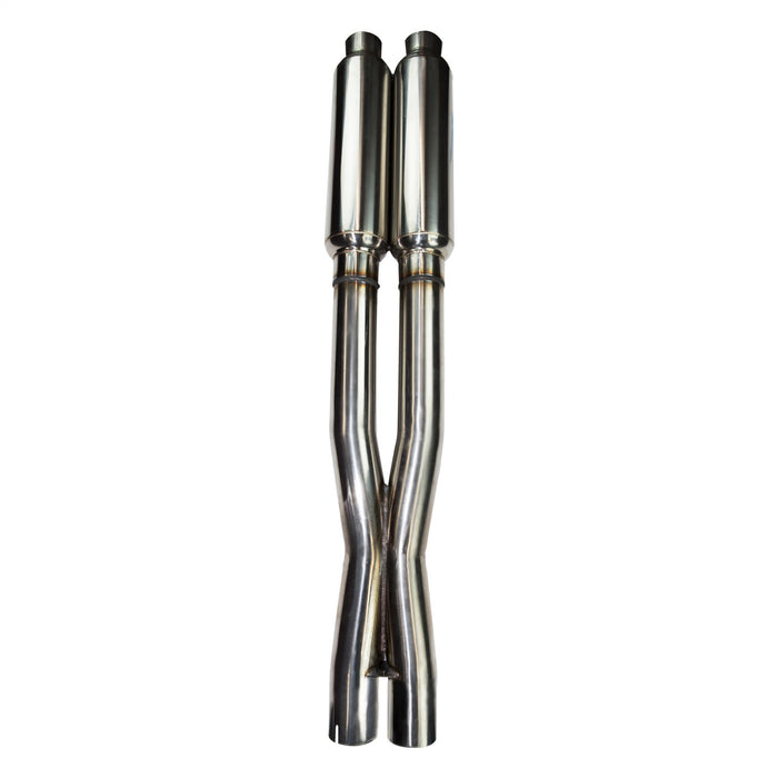 Kooks Custom Headers 31634300 3in. SS Connection-Back Exhaust w/Polished Tips. 2015-2020 Challenger Hellcat 6. - Truck Part Superstore