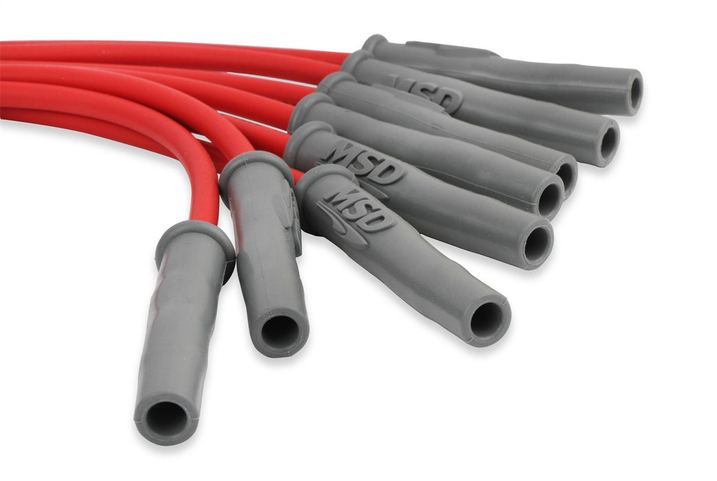 MSD 31639 8.5mm Super Conductor Wire Set; 8.5 mm; Low Resistance; Red; - Truck Part Superstore