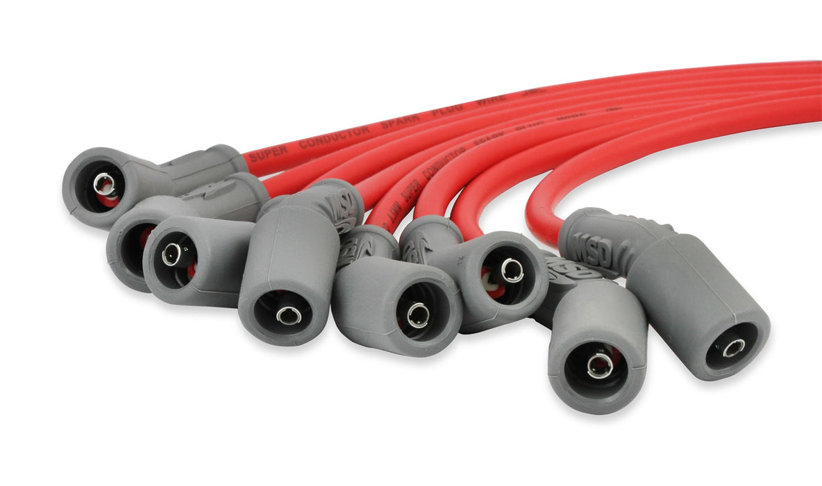 MSD 31639 8.5mm Super Conductor Wire Set; 8.5 mm; Low Resistance; Red; - Truck Part Superstore