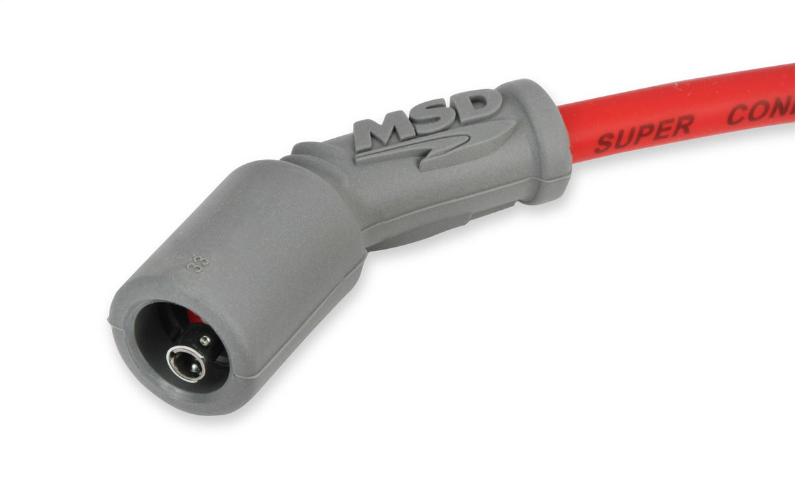 MSD 31639 8.5mm Super Conductor Wire Set; 8.5 mm; Low Resistance; Red; - Truck Part Superstore