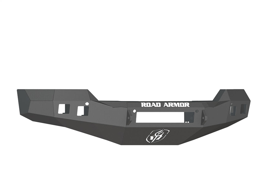 Road Armor 316R0B-NW Stealth Non-Winch Front Bumper; Steel; Satin Black; Square Fog Light Holes; - Truck Part Superstore