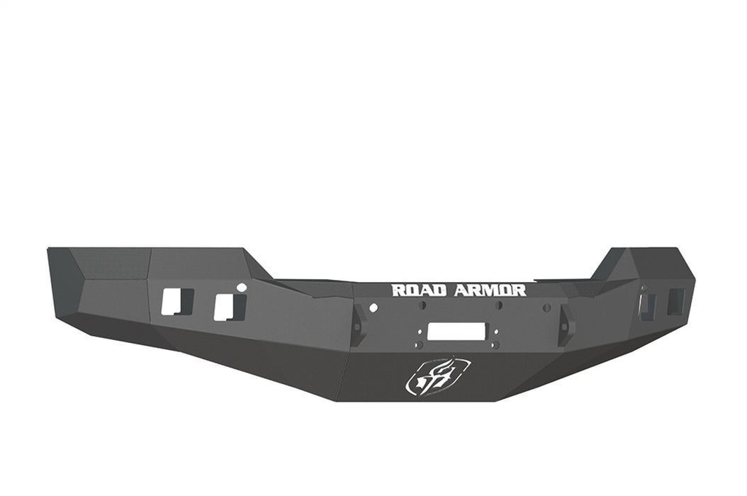 Road Armor 316R0B Stealth Winch Front Bumper; Steel; Satin Black; Square Fog Light Holes; - Truck Part Superstore