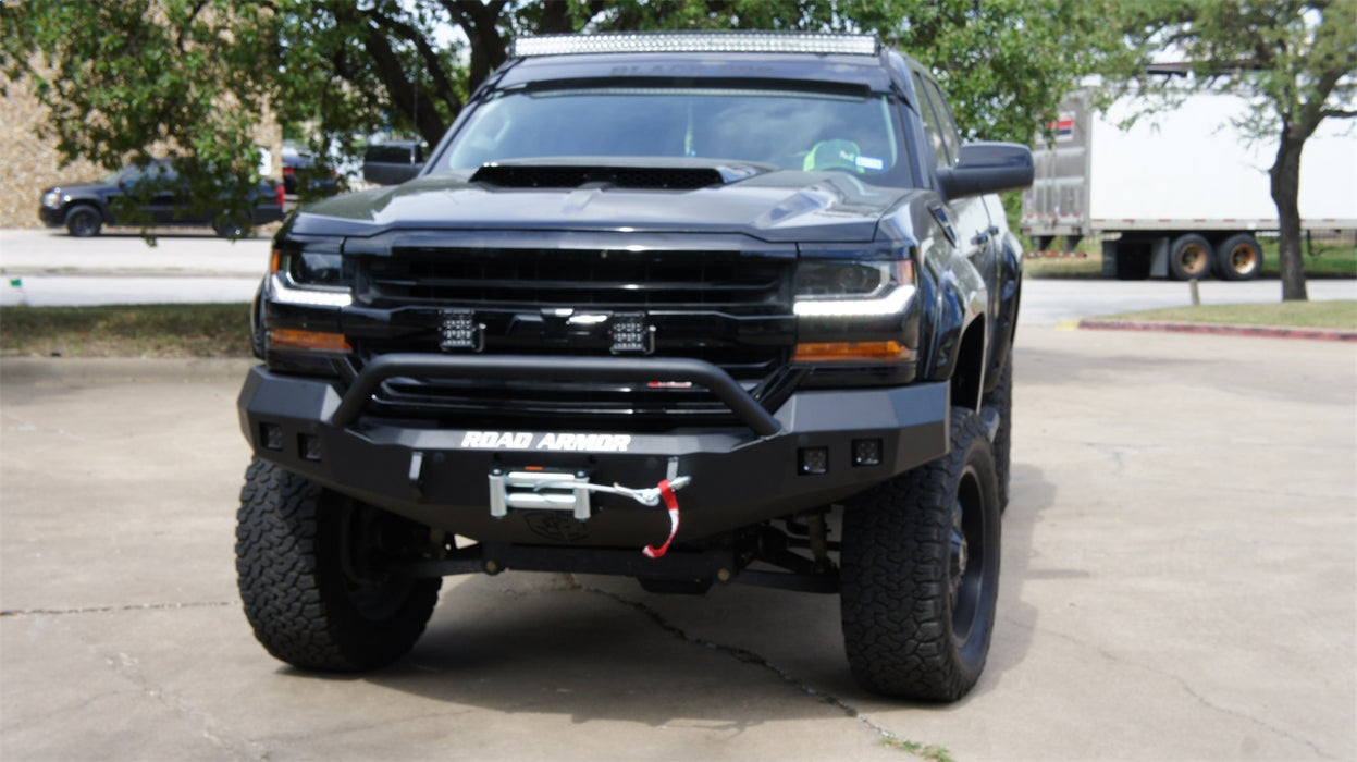 Road Armor 316R4B Stealth Winch Front Bumper - Truck Part Superstore