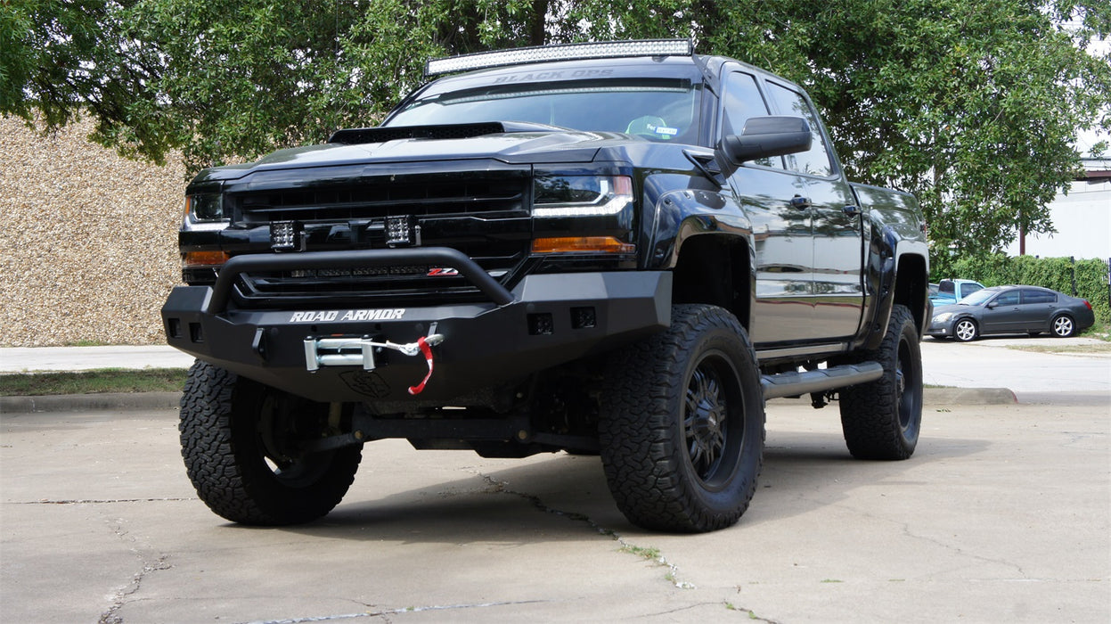 Road Armor 316R4B Stealth Winch Front Bumper - Truck Part Superstore